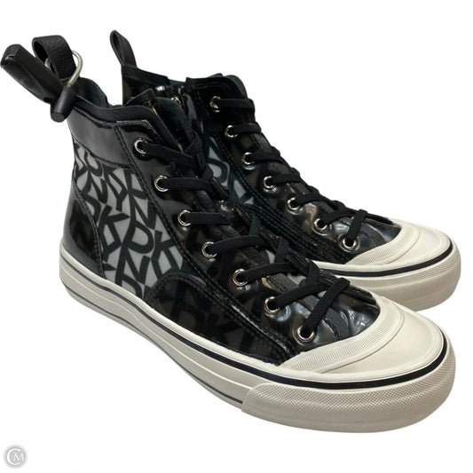 Shoes Sneakers By Dkny In Black, Size: 7.5