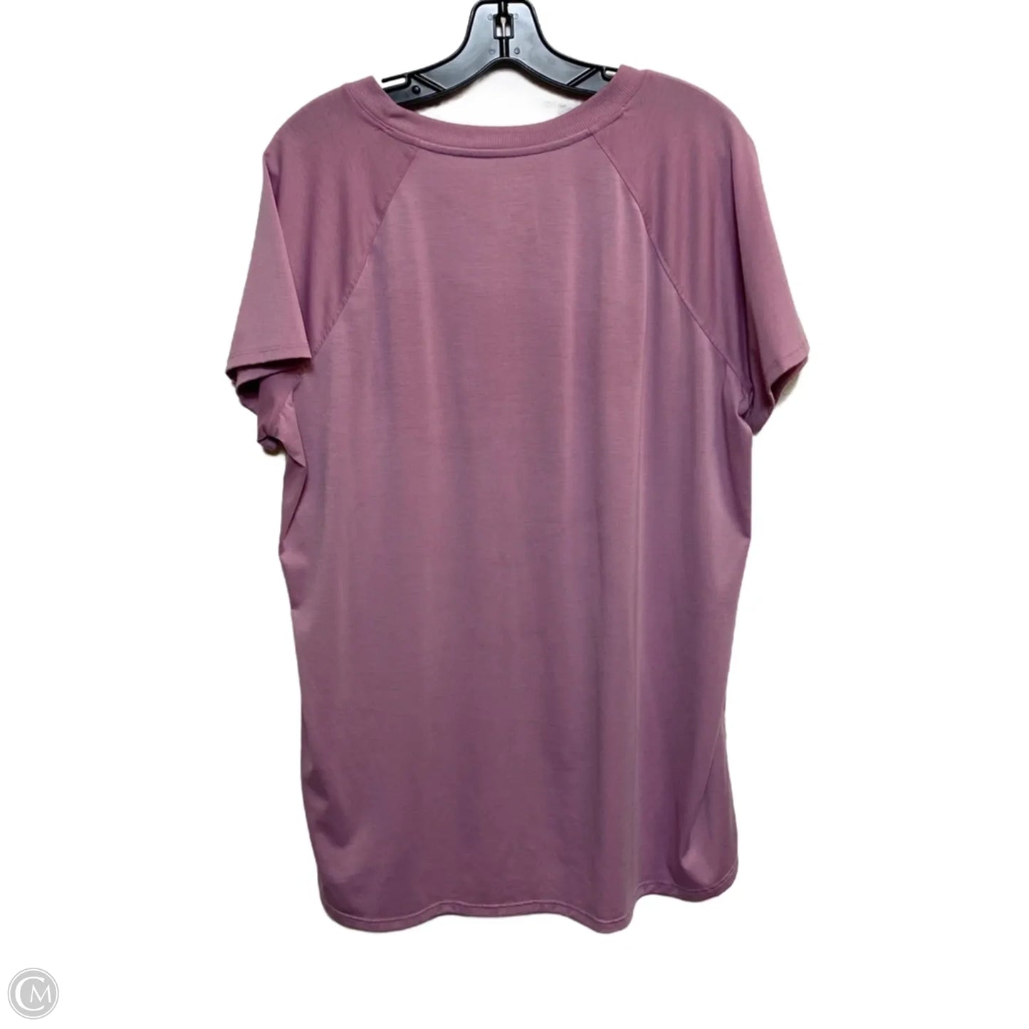 Athletic Top Short Sleeve By Tek Gear In Purple, Size: Xl