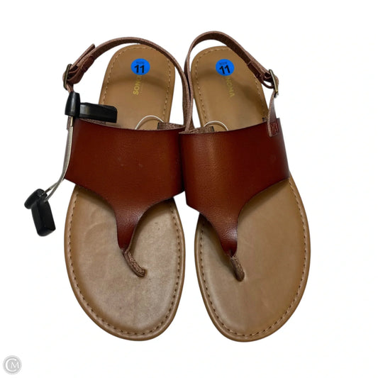 Sandals Flats By Sonoma In Brown, Size: 11