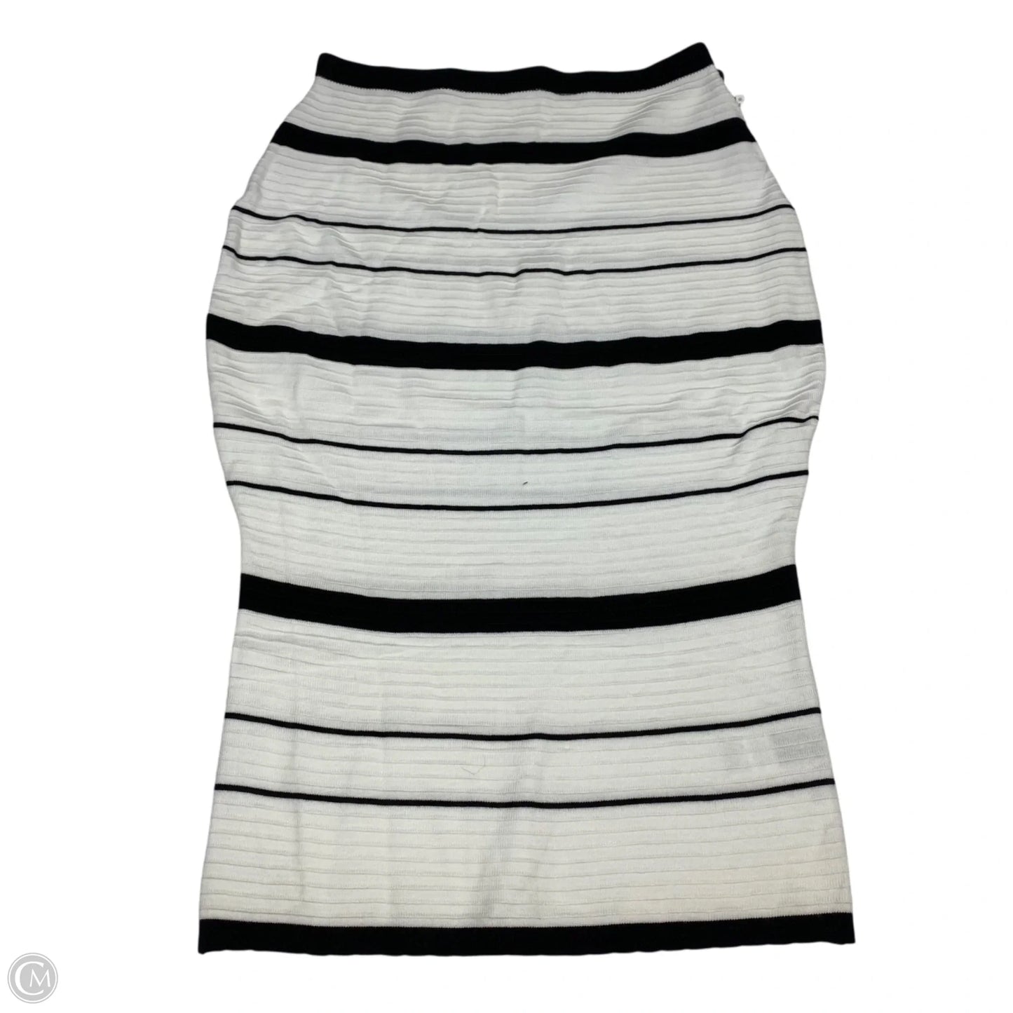 Skirt Set 2pc By Shein In Black & White, Size: 1x