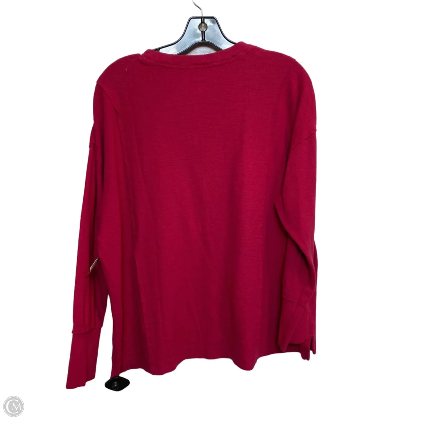 Top Long Sleeve By West Bound In Pink, Size: 1x
