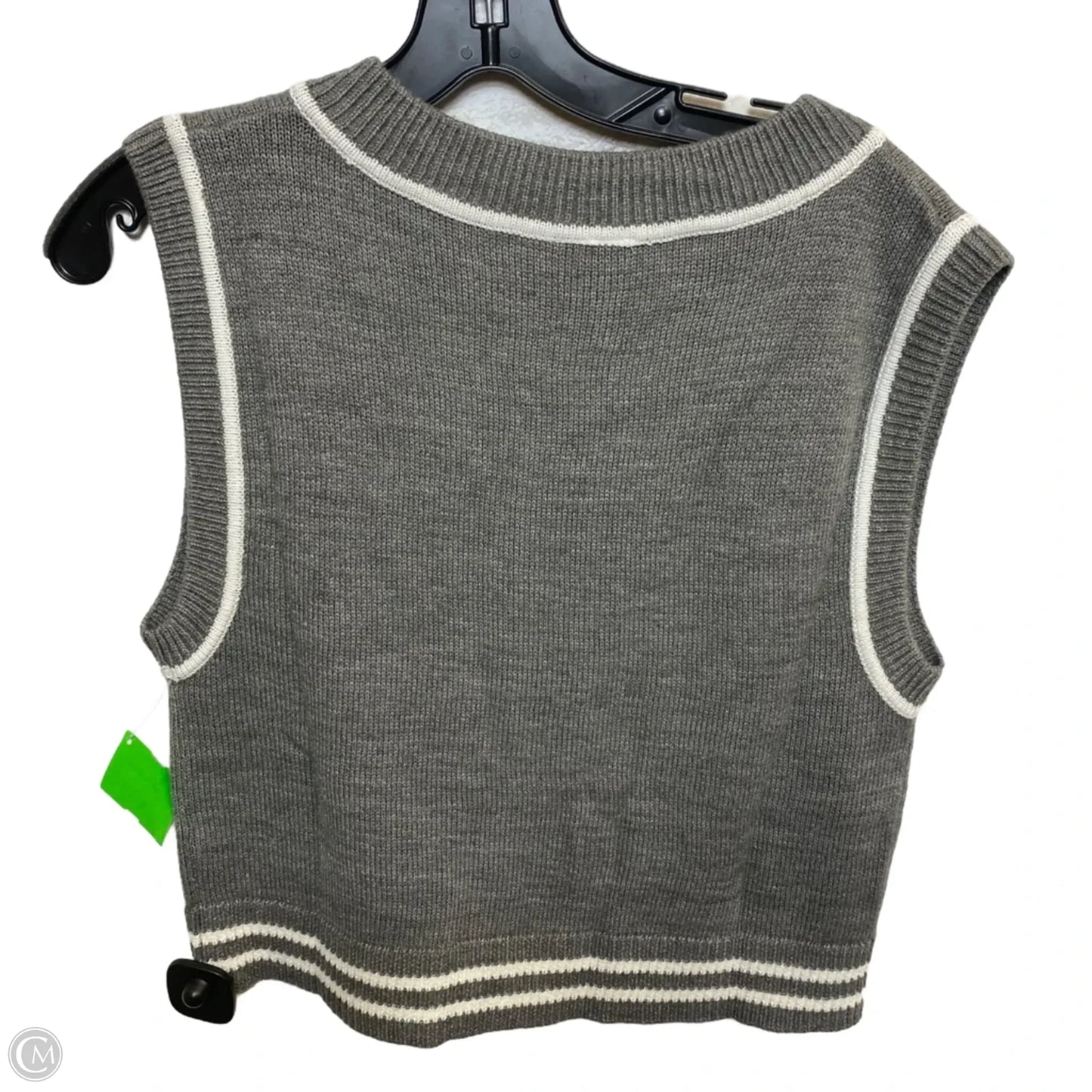 Vest Sweater By Divided In Grey, Size: S