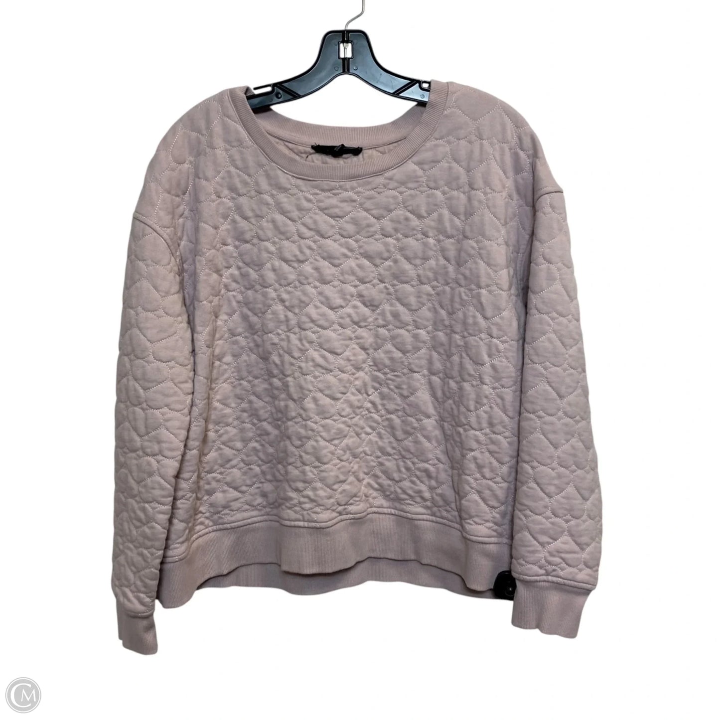 Sweatshirt Crewneck By Jane And Delancey In Pink, Size: L