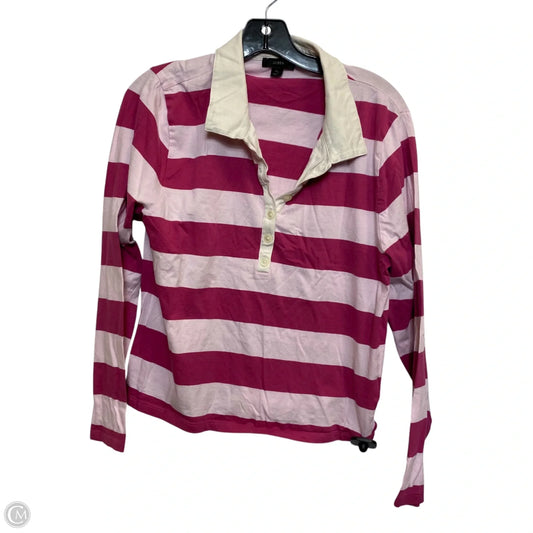 Top Long Sleeve By J. Crew In Pink, Size: Xl