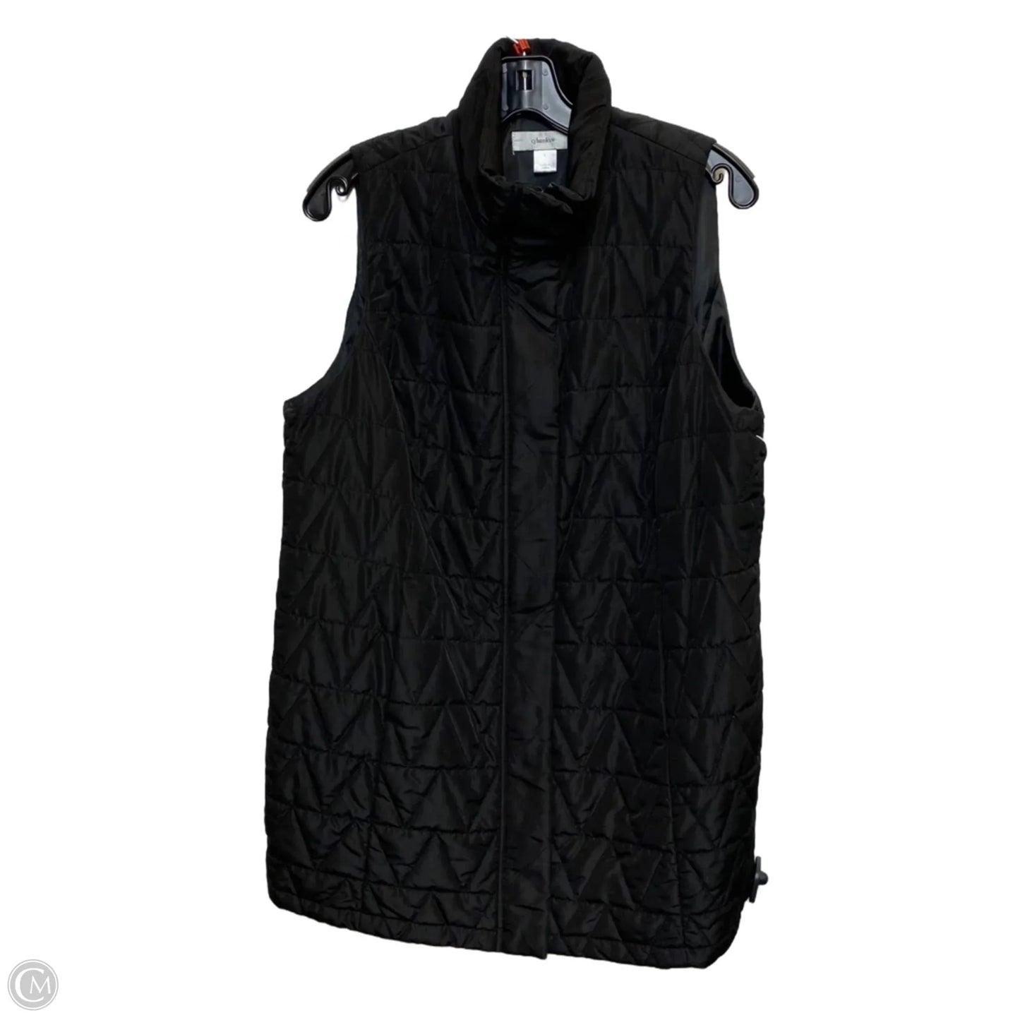 Vest Puffer & Quilted By Cj Banks In Black, Size: Xl