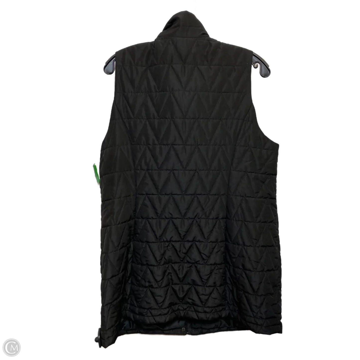 Vest Puffer & Quilted By Cj Banks In Black, Size: Xl