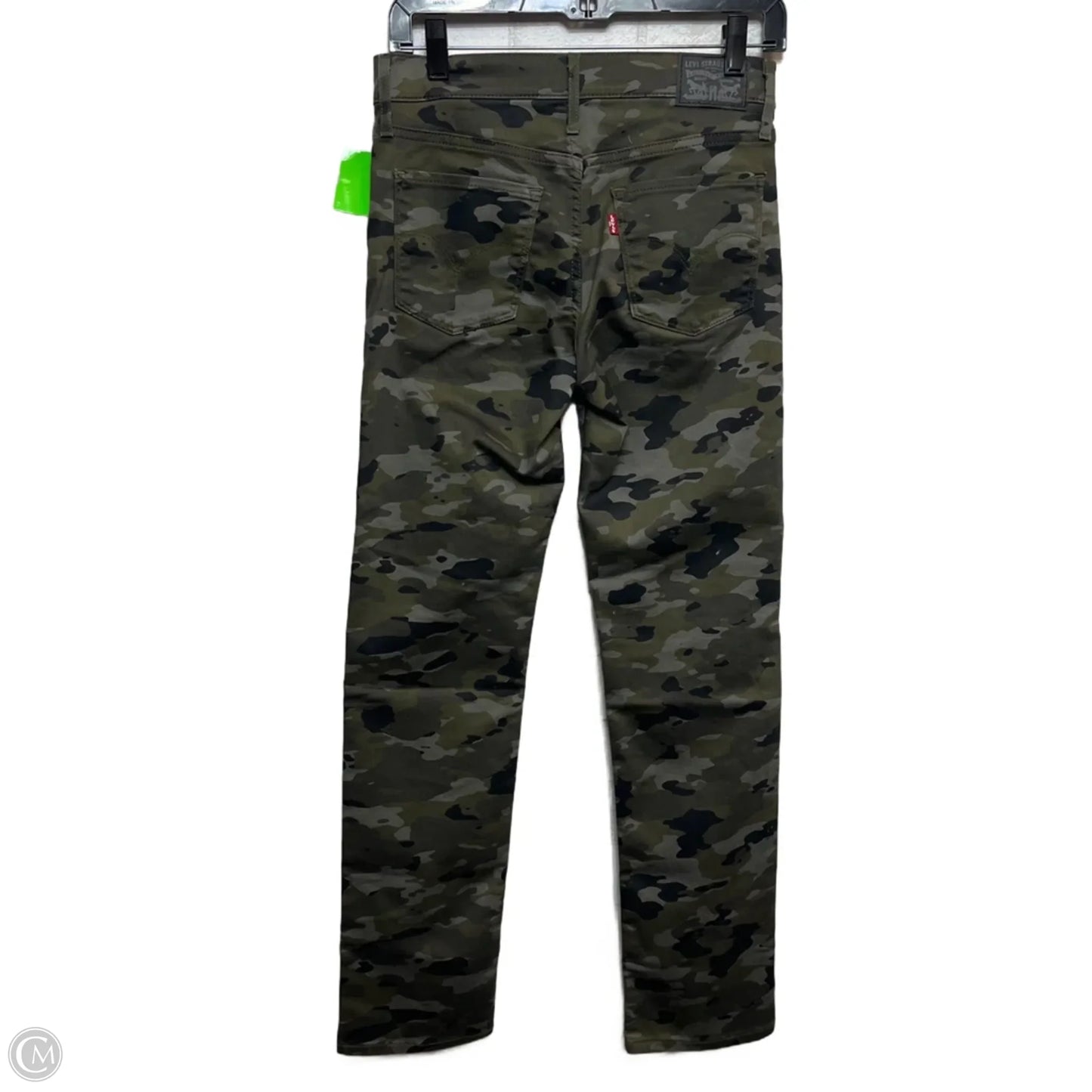 Jeans Straight By Levis In Camouflage Print, Size: 2