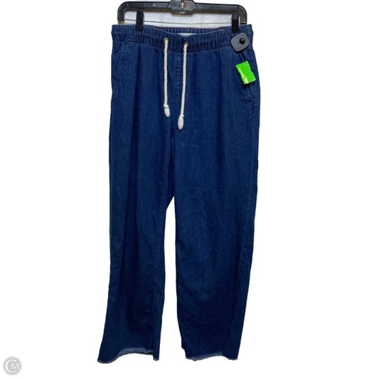 Jeans Wide Leg By Tommy Hilfiger In Blue Denim, Size: S