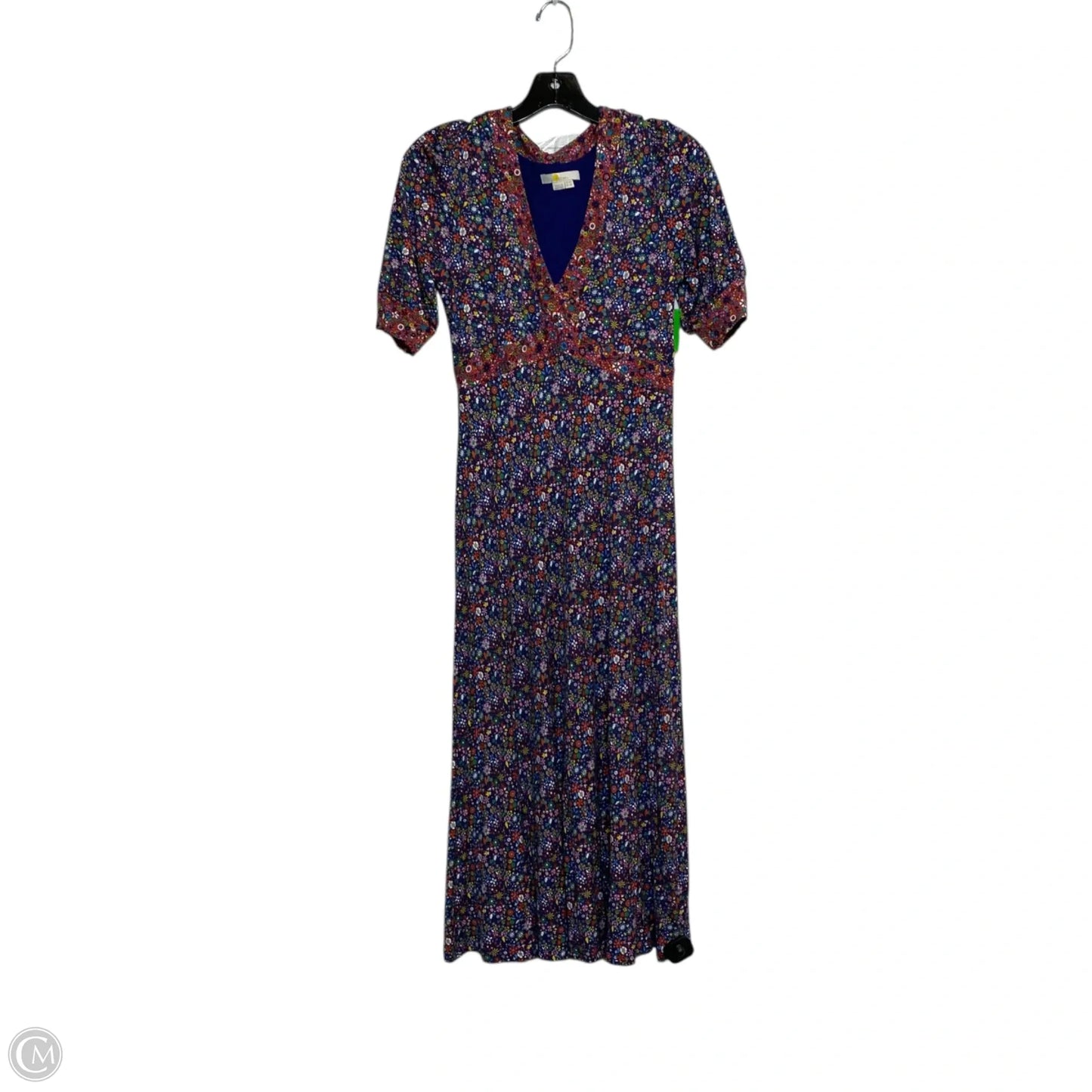 Dress Casual Midi By Boden In Blue & Red, Size: M