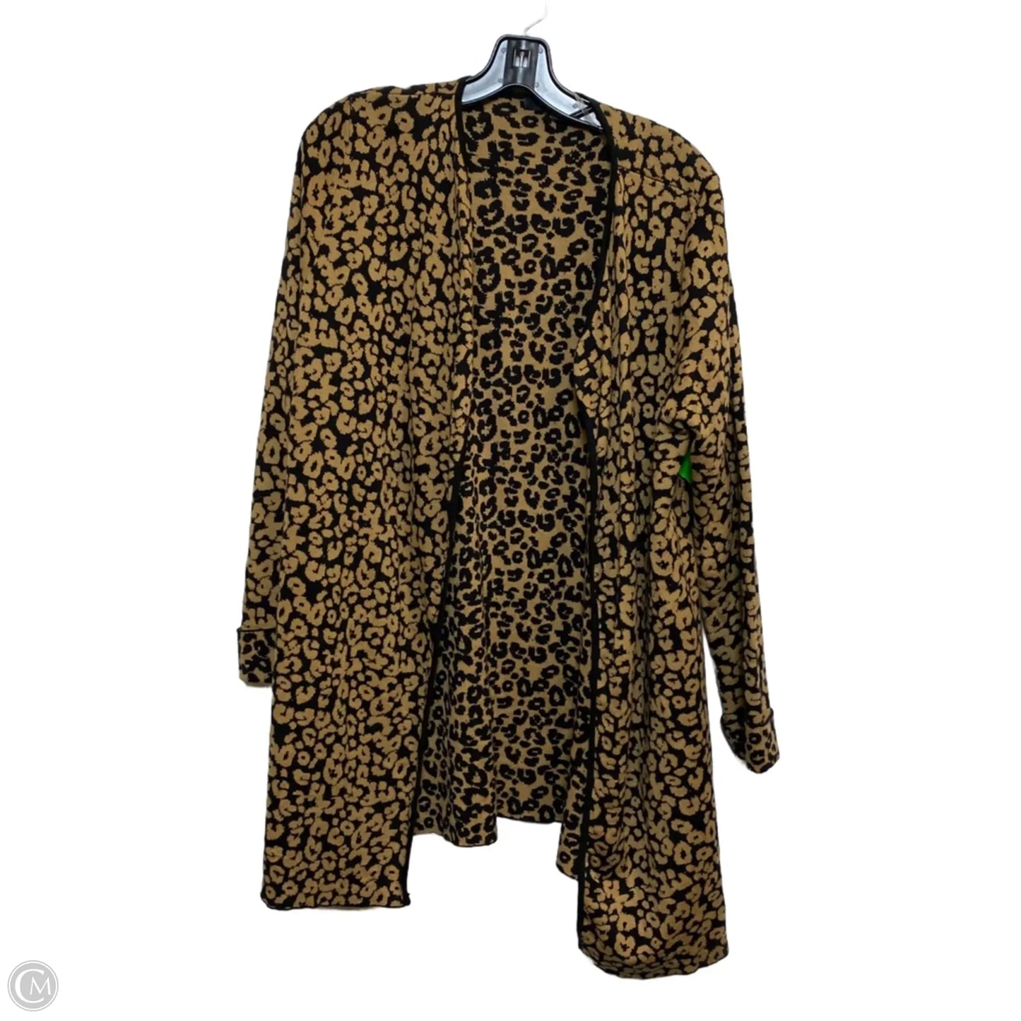 Sweater Cardigan By August Silk In Animal Print, Size: L