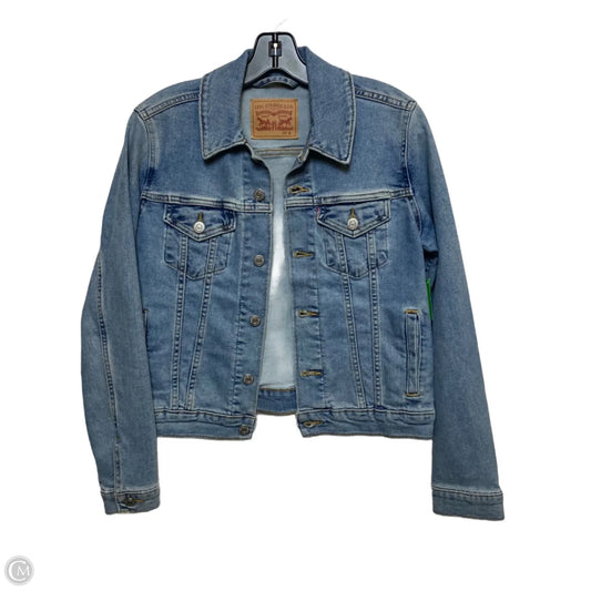 Jacket Denim By Levis In Blue Denim, Size: S