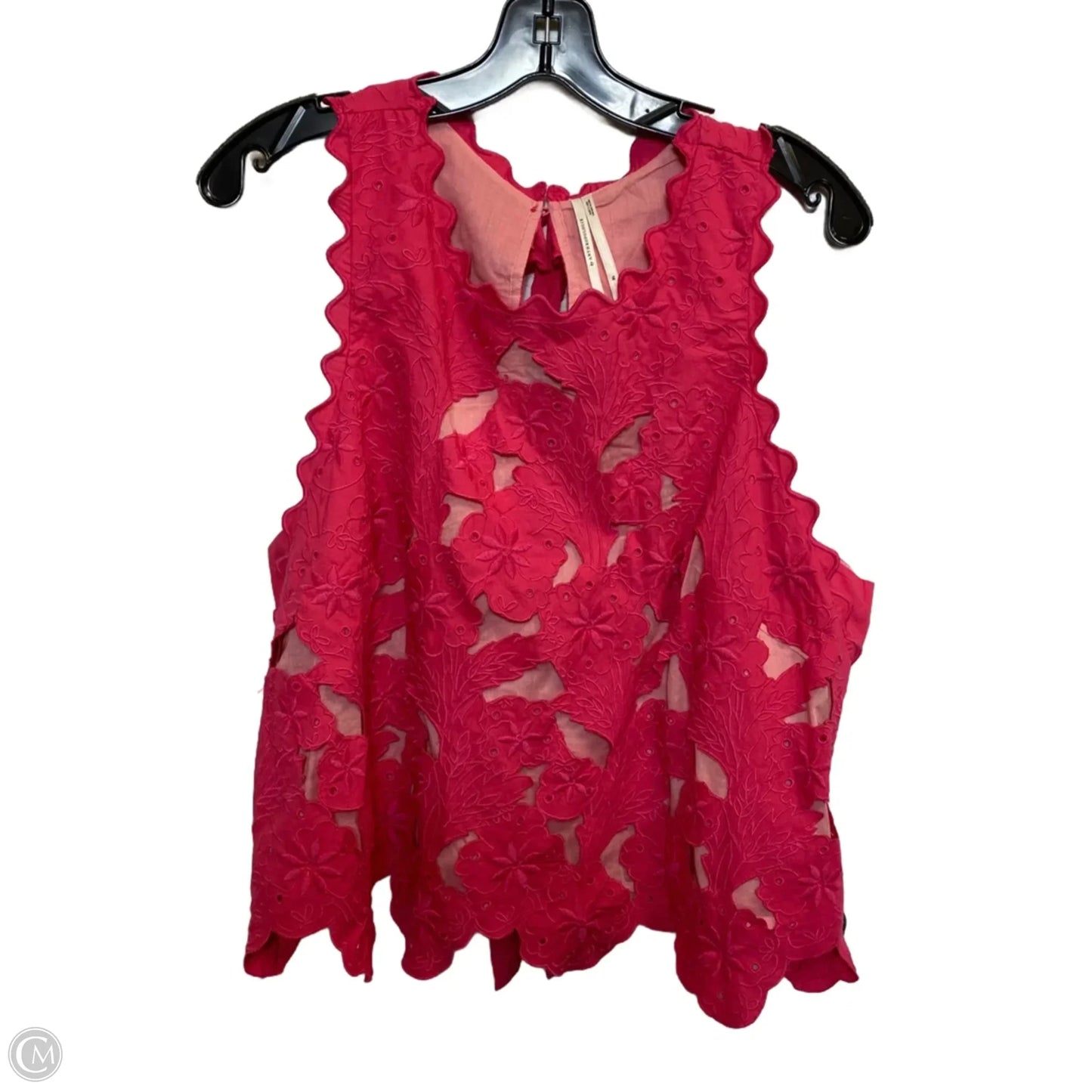 Top Sleeveless By Anthropologie In Pink, Size: Xl