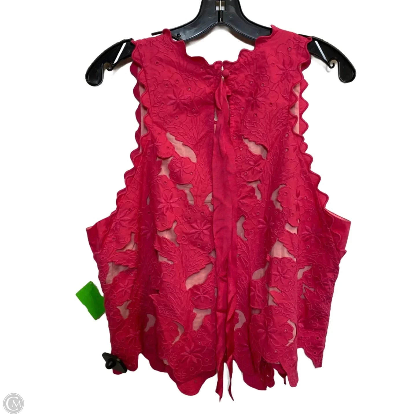 Top Sleeveless By Anthropologie In Pink, Size: Xl