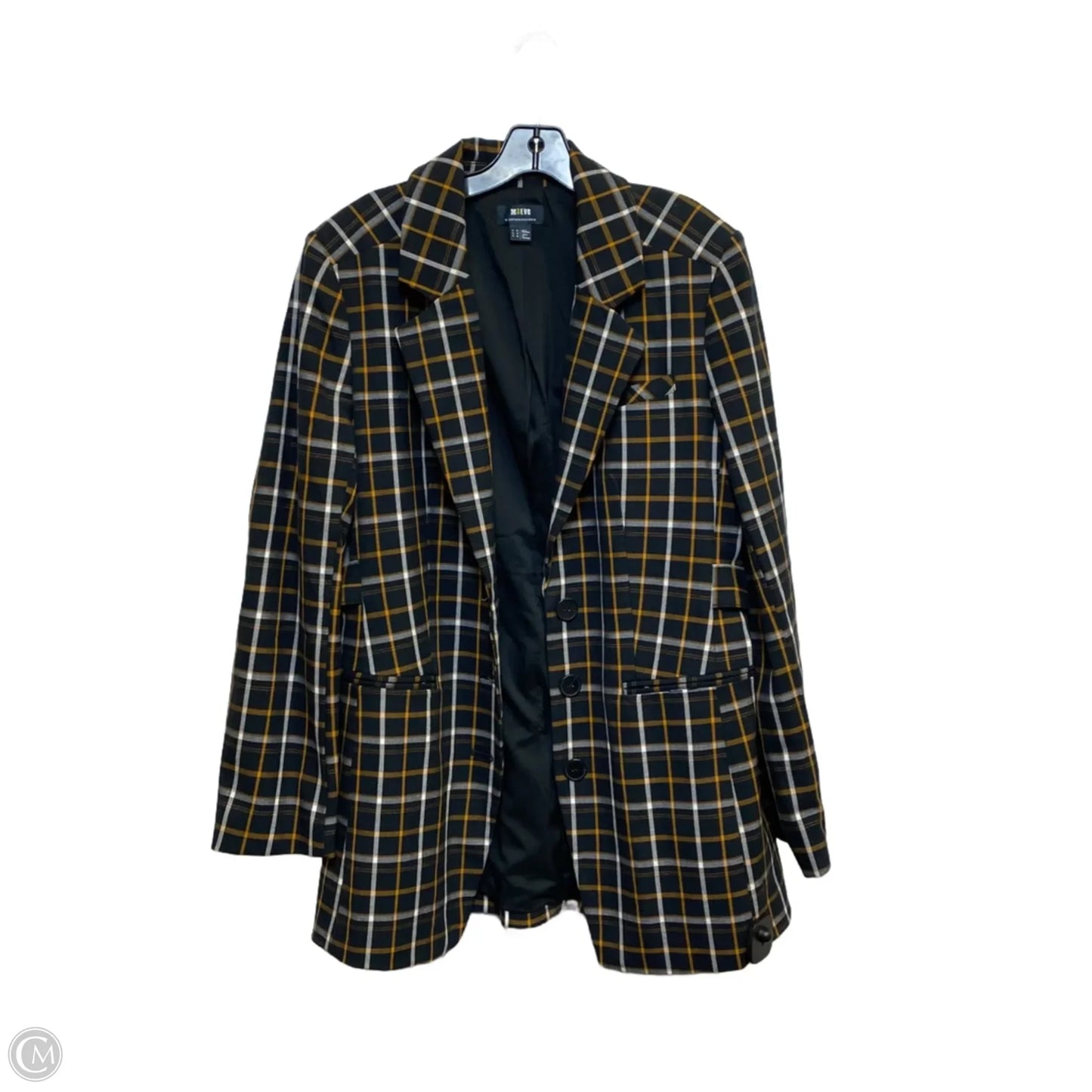 Blazer By Maeve In Plaid Pattern, Size: L