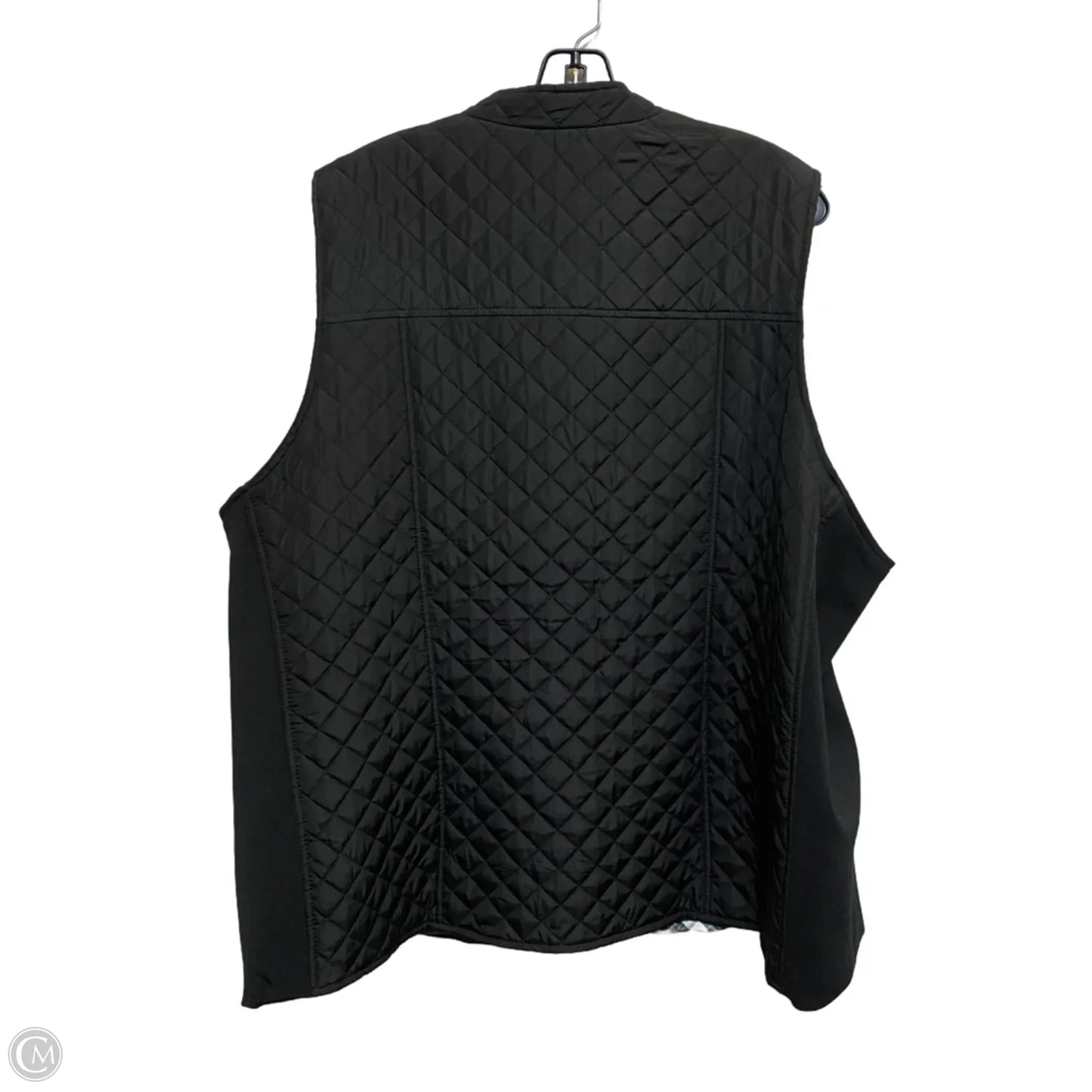 Vest Puffer & Quilted By Kim Rogers In Black, Size: 3x