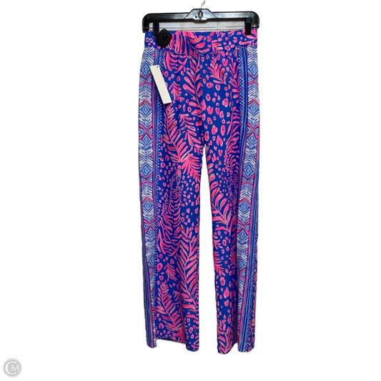 Pants Designer By Lilly Pulitzer In Blue & Pink, Size: Xs