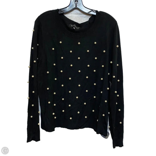 Top Long Sleeve By Eloquii In Black, Size: 1x