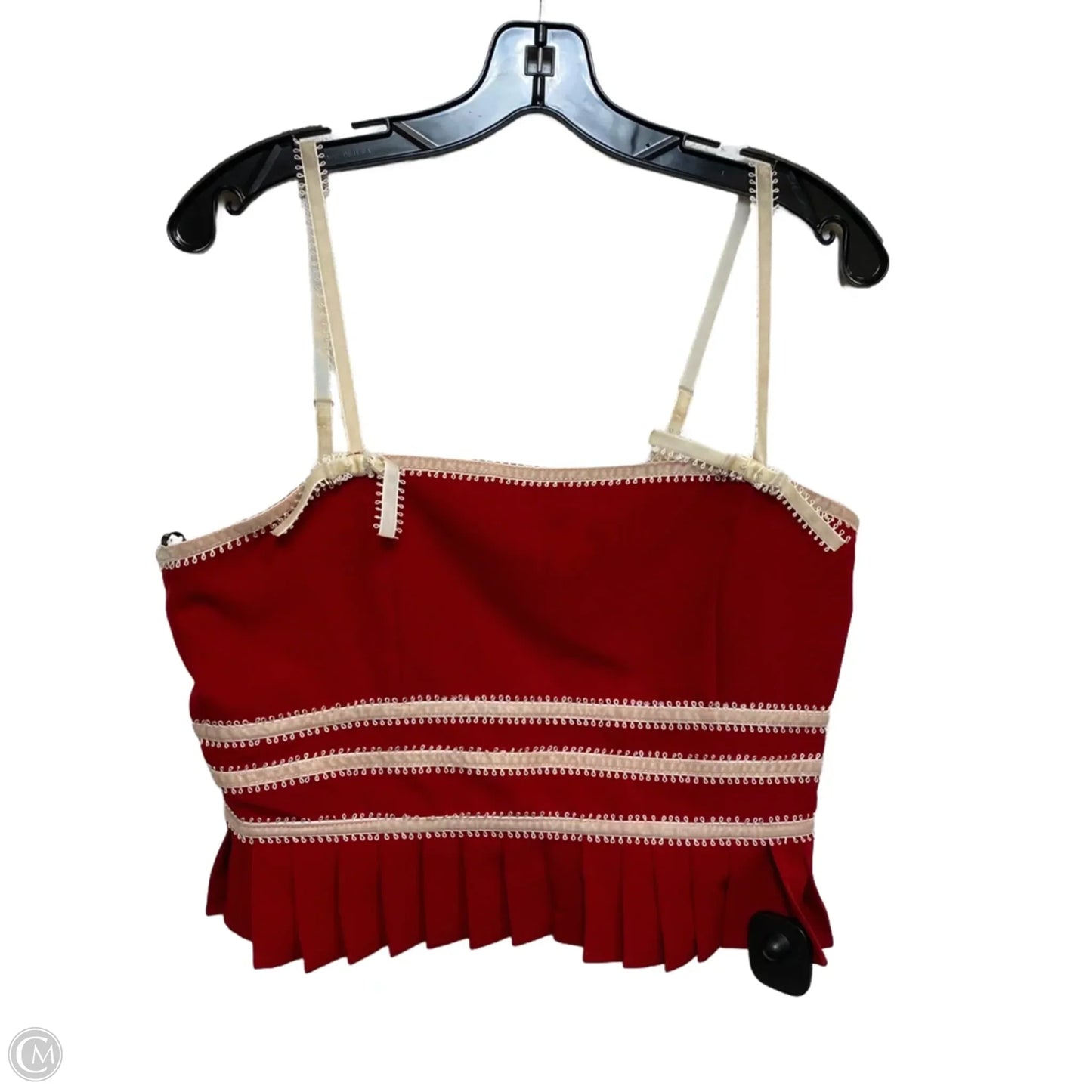 Top Sleeveless By Forever 21 In Red, Size: M