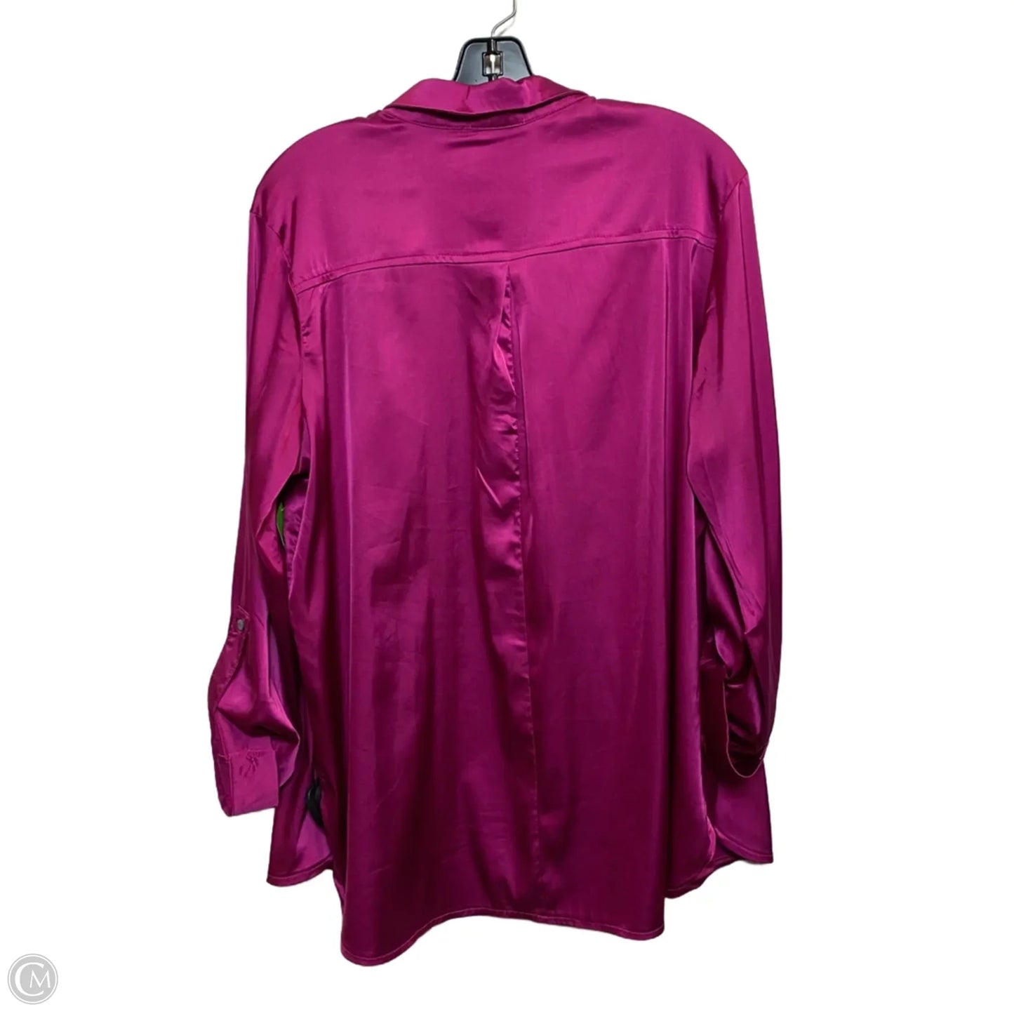 Top Long Sleeve By Vestique In Pink, Size: L