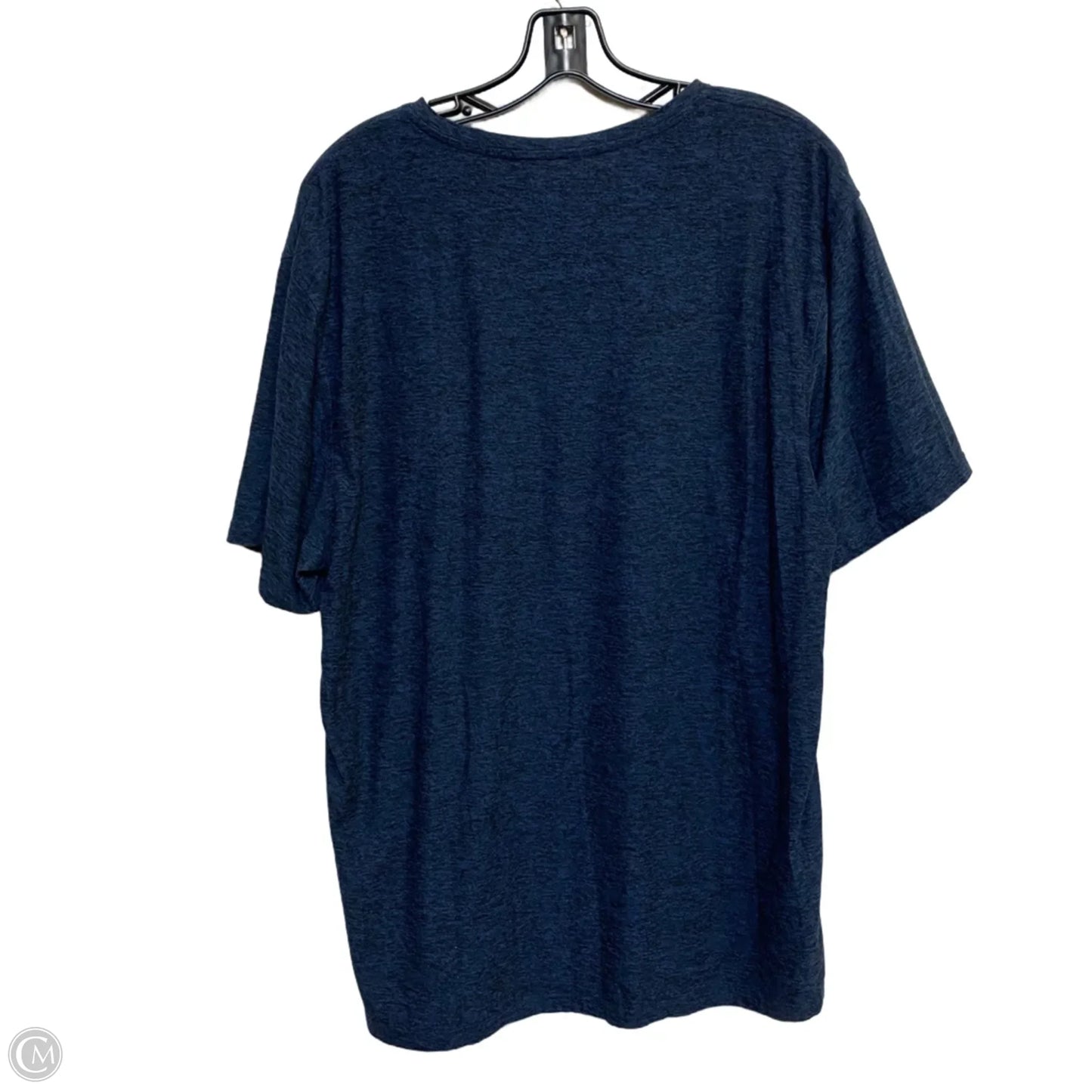 Athletic Top Short Sleeve By Outdoor Voices In Blue, Size: Xl