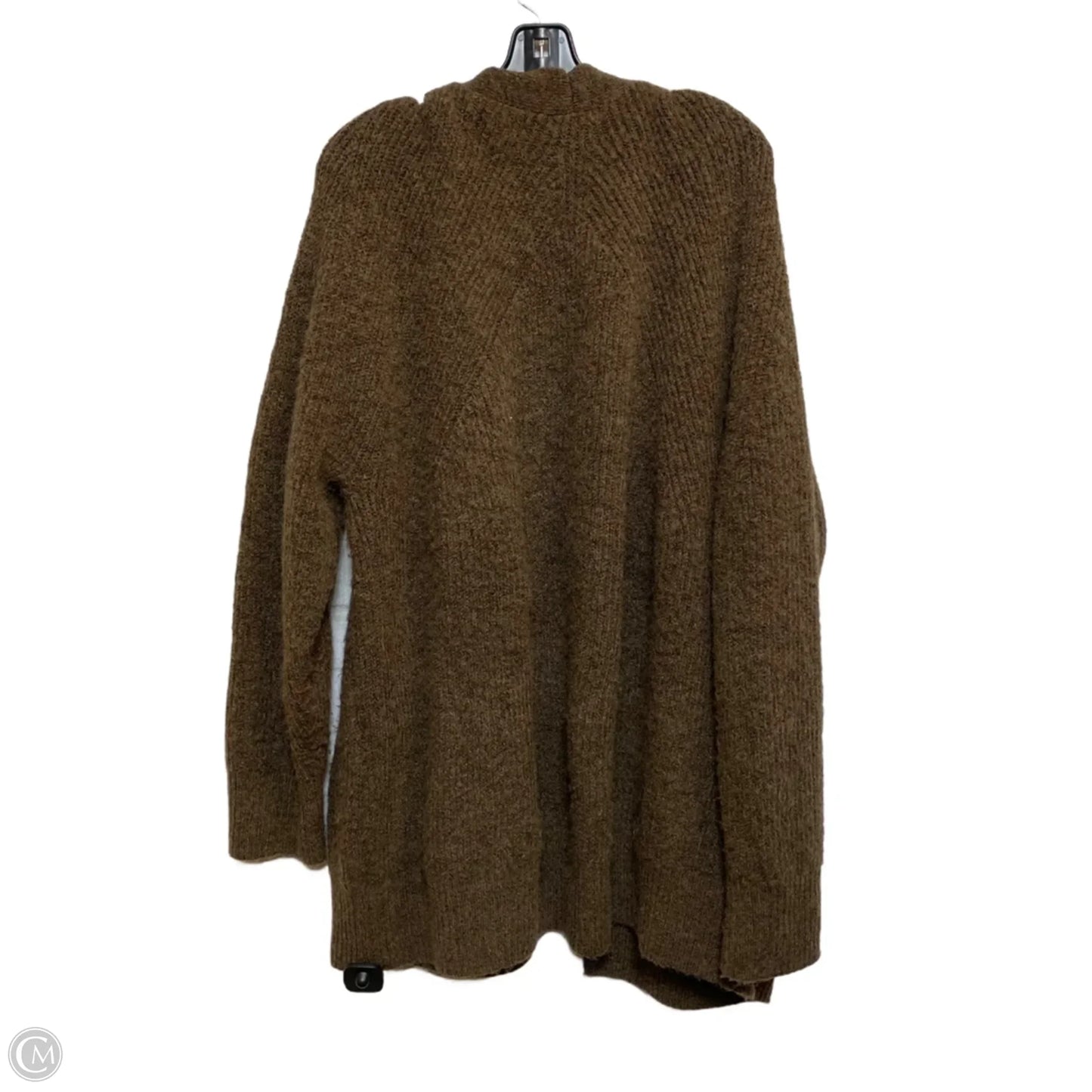 Sweater Cardigan By Ava & Viv In Brown, Size: 2x