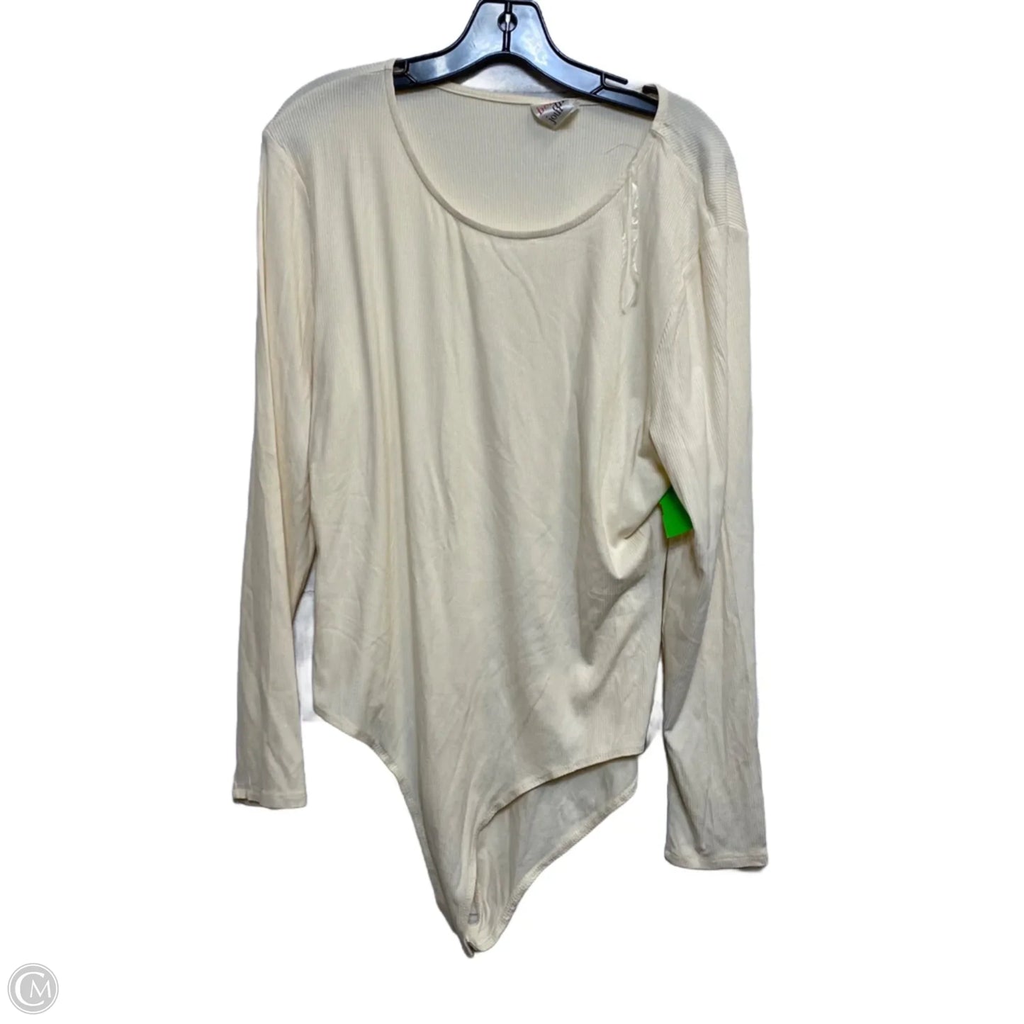 Bodysuit By Belle Du Jour In Cream, Size: 2x