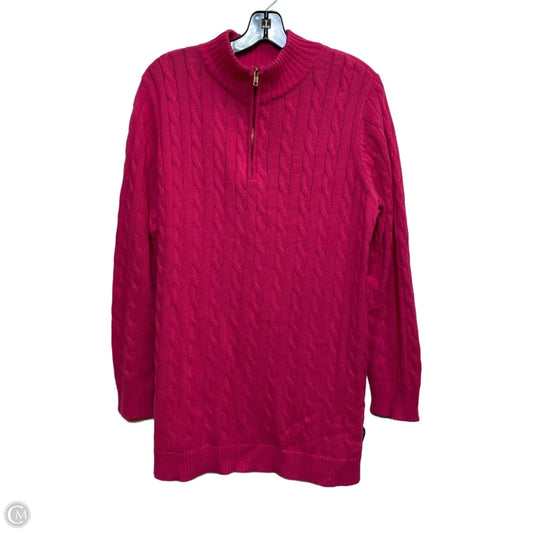 Sweater By Woman Within In Pink, Size: 1x
