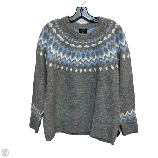 Sweater By Esmara In Blue & Grey, Size: L