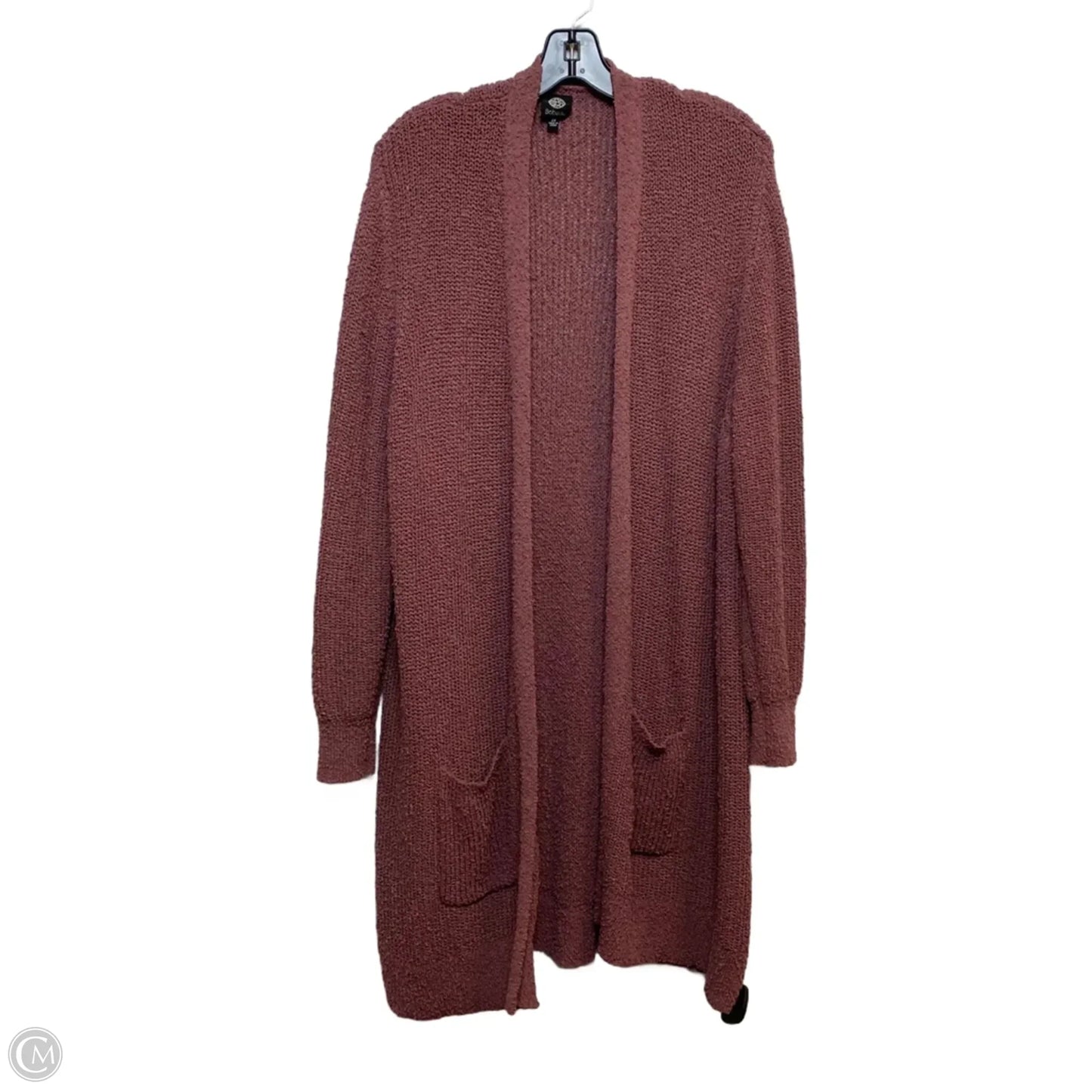 Cardigan By Bobeau In Pink, Size: 2x