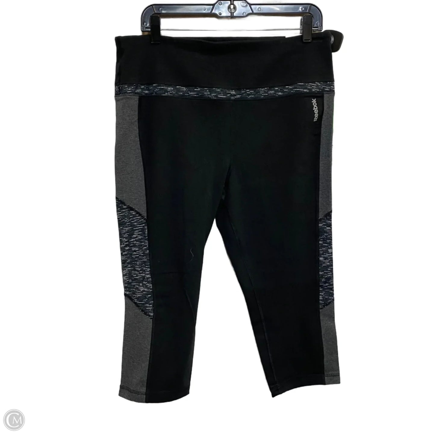Athletic Leggings Capris By Reebok In Black, Size: Xl