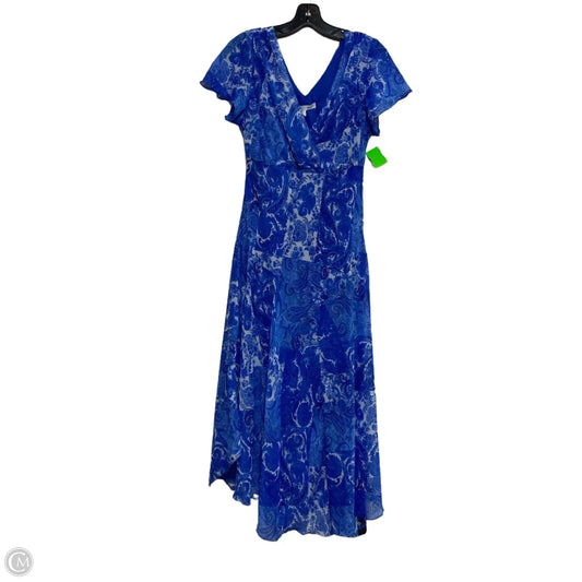 Dress Casual Midi By Madison Leigh In Blue, Size: L