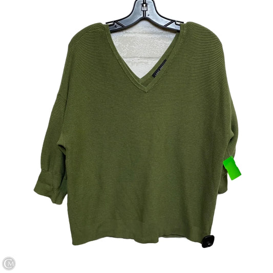 Top Short Sleeve By Lane Bryant In Green, Size: L