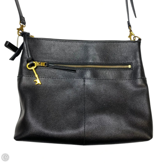 Crossbody Leather By Fossil, Size: Medium