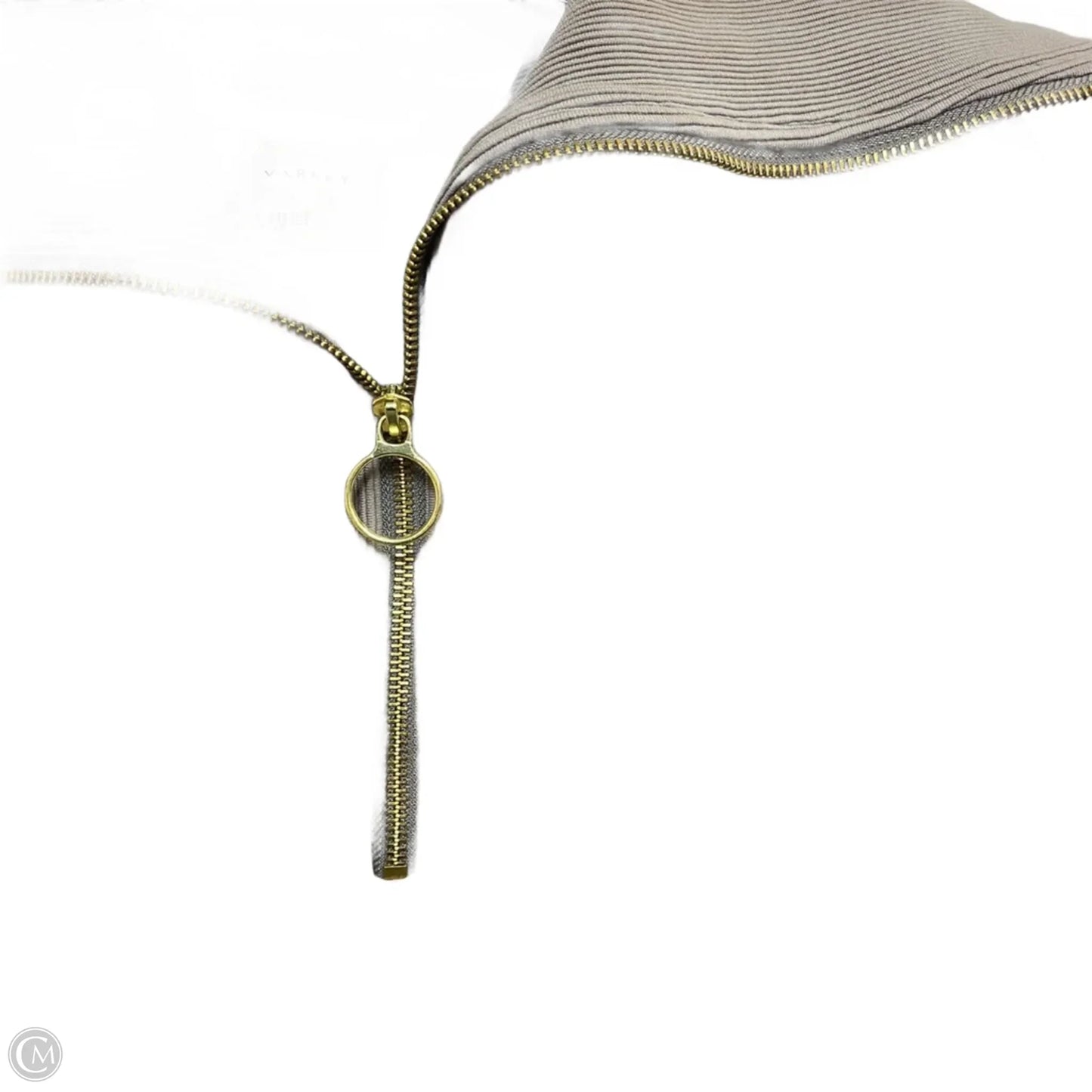 Athletic Sweatshirt Collar By Varley In Taupe, Size: S