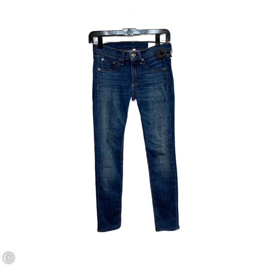 Jeans Designer By Rag And Bone In Blue Denim, Size: 0