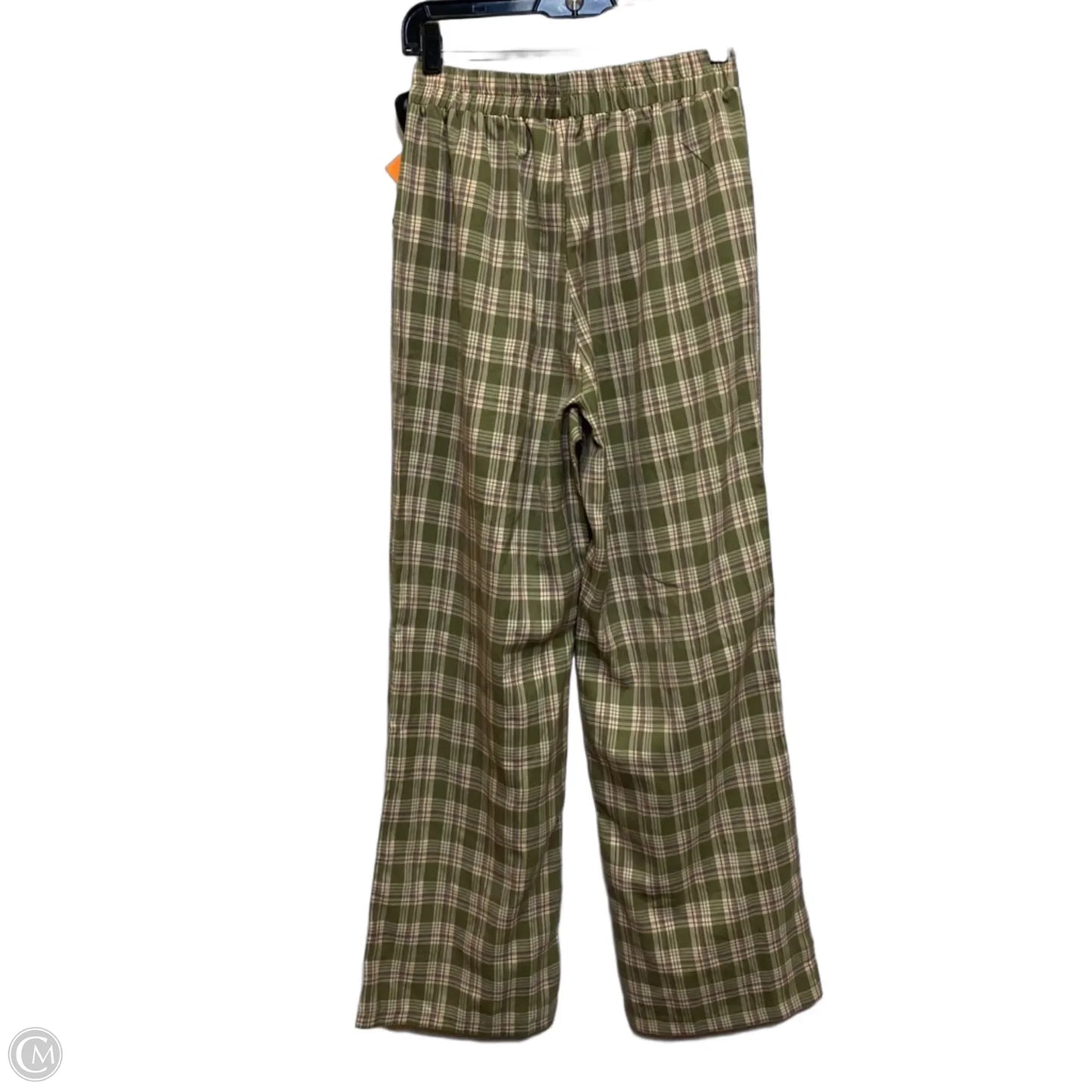 Pants Wide Leg By Shein In Plaid Pattern, Size: M