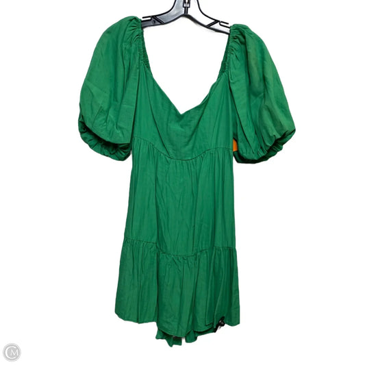 Dress Casual Short By Flying Tomato In Green, Size: M