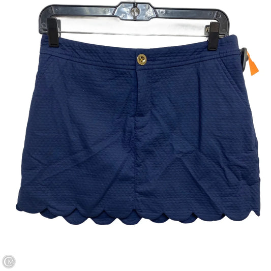 Skort Designer By Lilly Pulitzer In Navy, Size: Xs