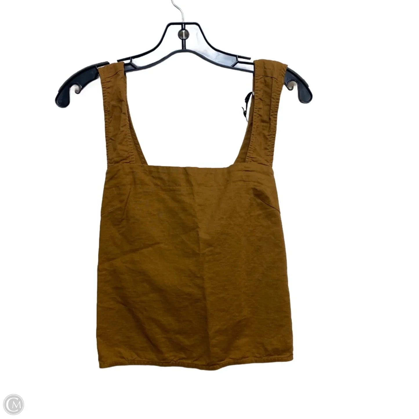 Top Sleeveless By Miou Muse In Brown, Size: M