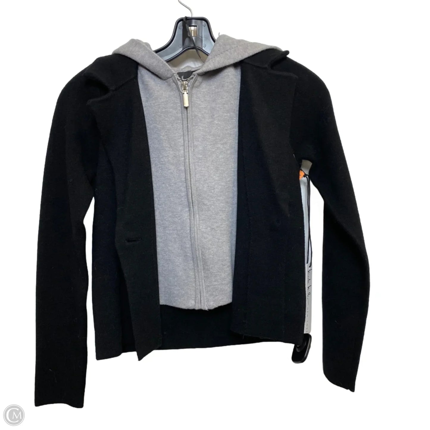 Jacket Other By Nicole By Nicole Miller In Black & Grey, Size: Xs