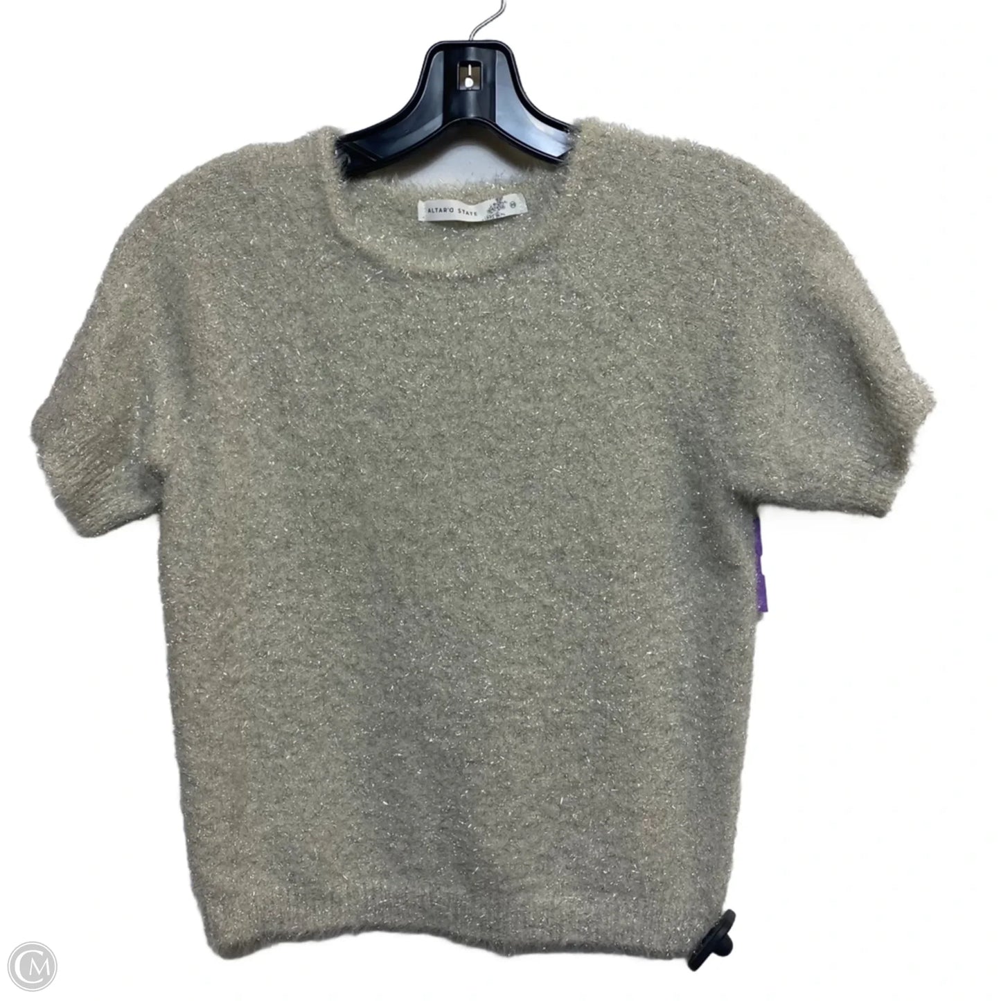 Top Short Sleeve By Altard State In Silver, Size: Xs