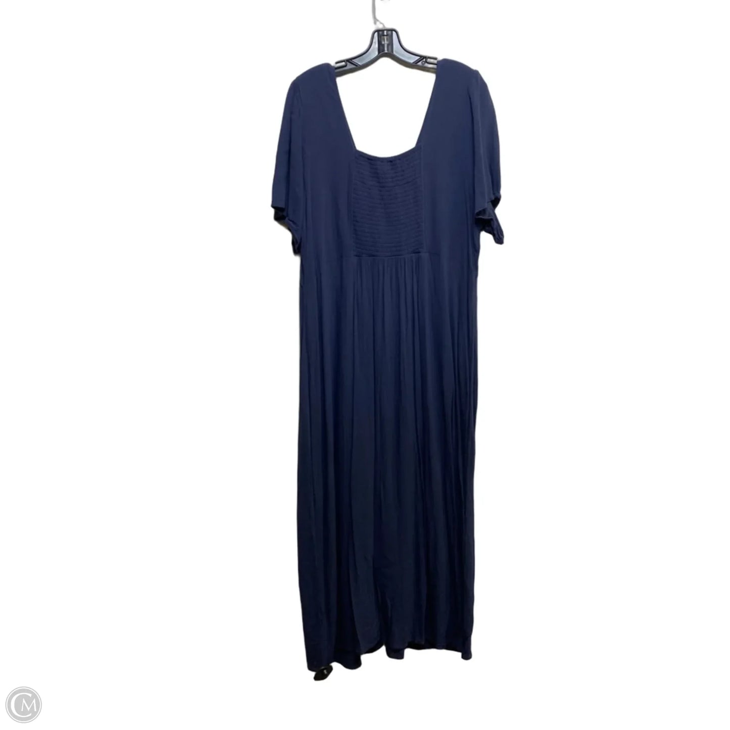 Dress Casual Maxi By Old Navy In Blue, Size: Xxl
