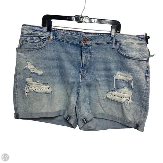 Shorts By Edgely In Blue Denim, Size: 24