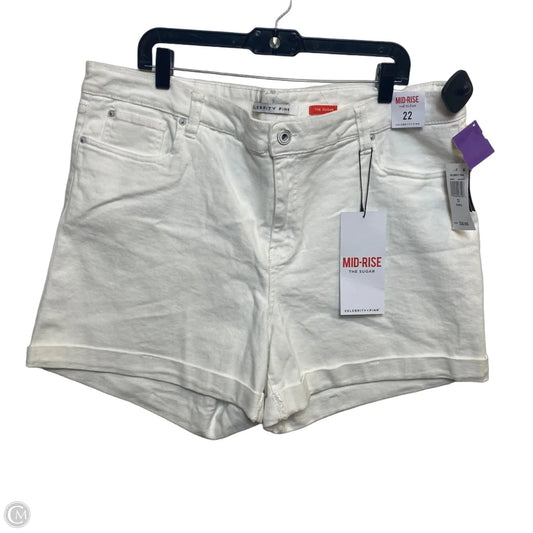 Shorts By Celebrity Pink In White Denim, Size: 22