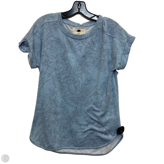 Top Short Sleeve By Cupio In Blue, Size: M