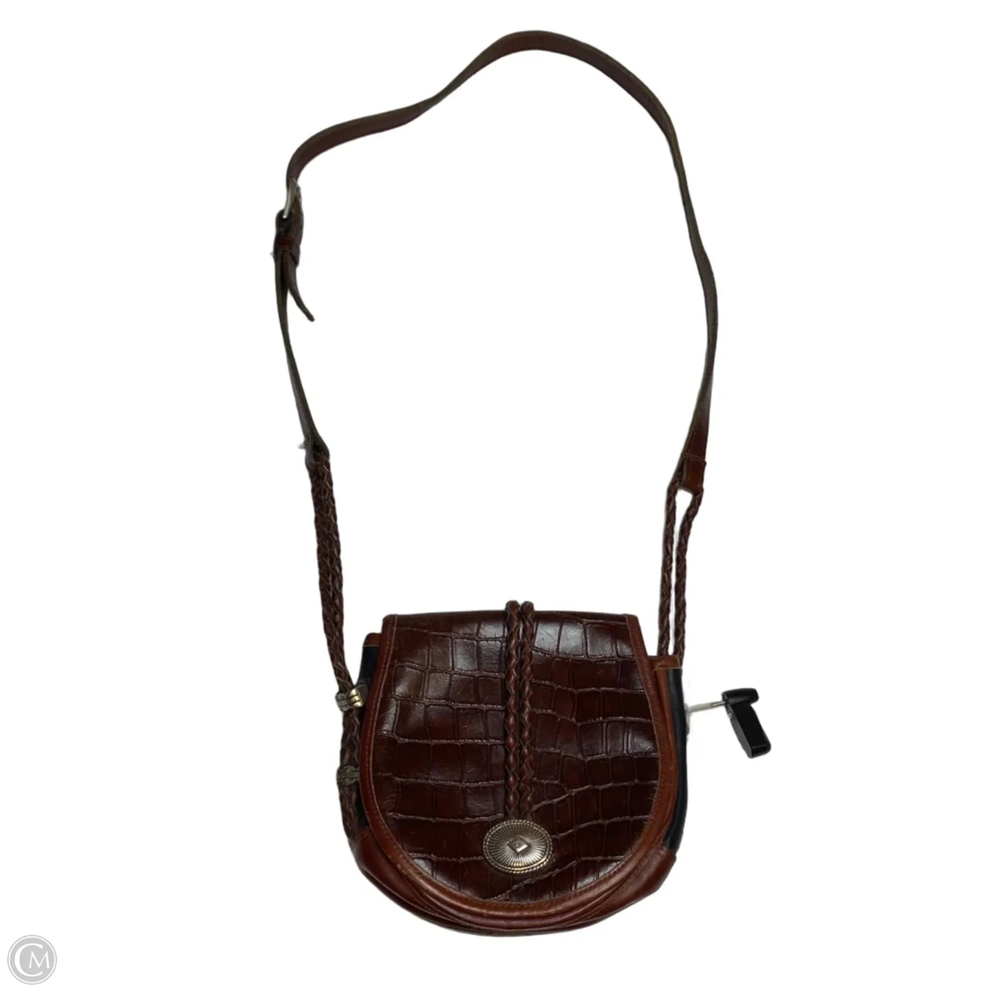 Crossbody Leather By Clothes Mentor, Size: Small