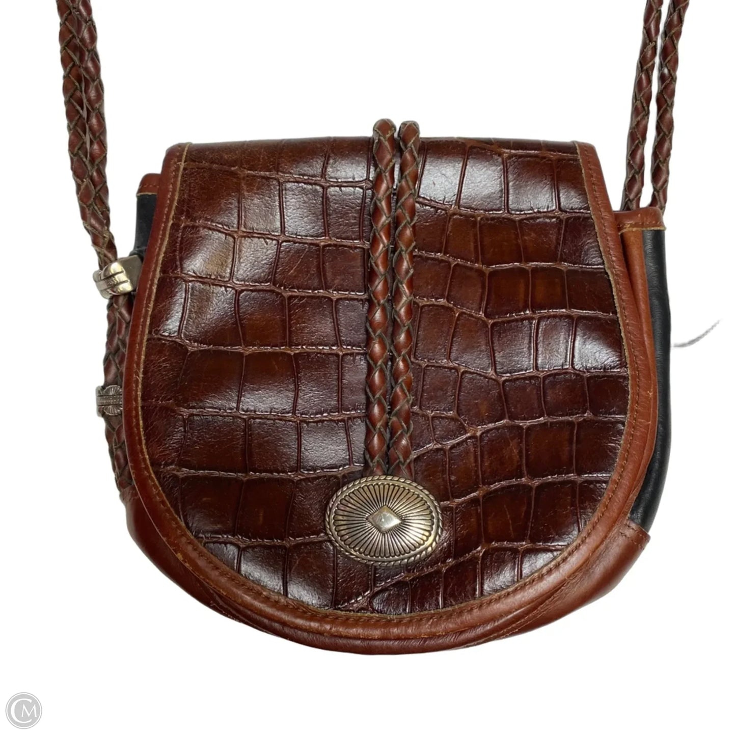 Crossbody Leather By Clothes Mentor, Size: Small
