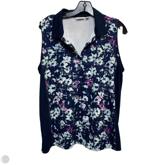 Athletic Tank Top By Lady Hagen In Navy, Size: Xl