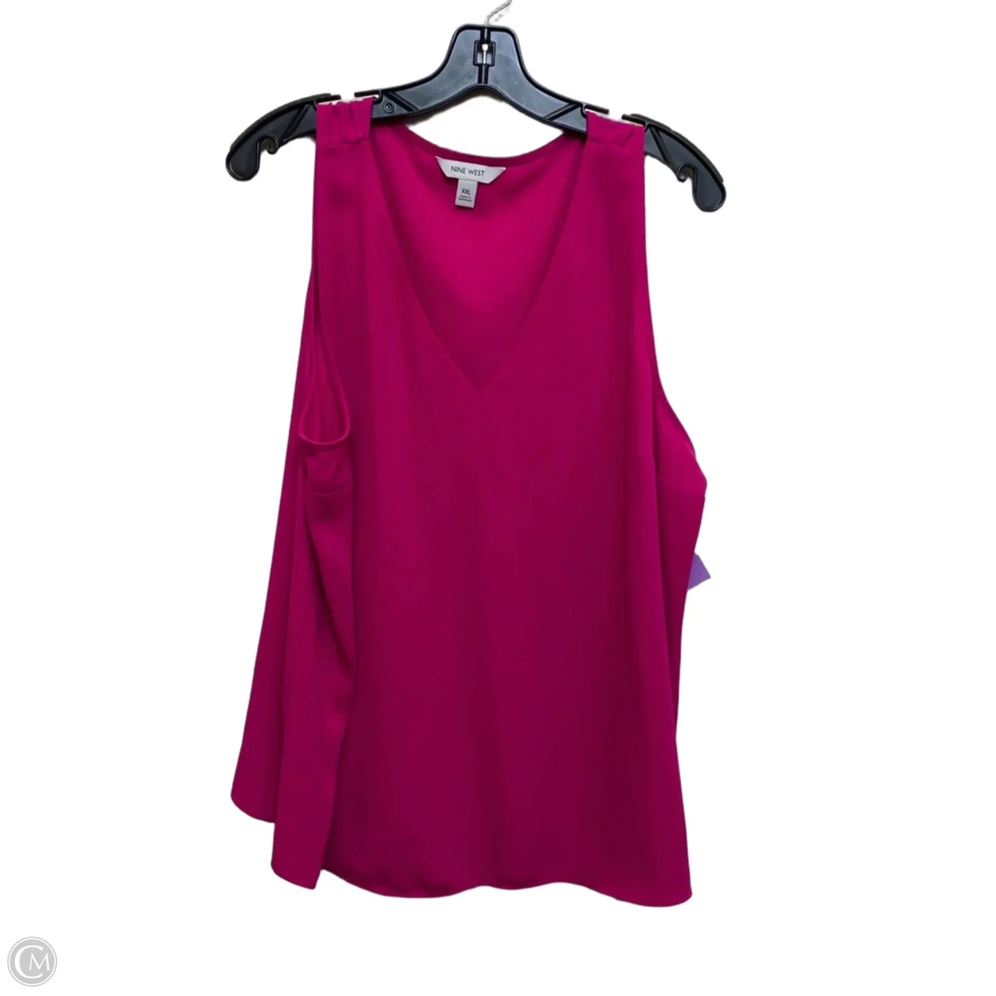 Top Sleeveless By Nine West Apparel In Pink, Size: Xxl