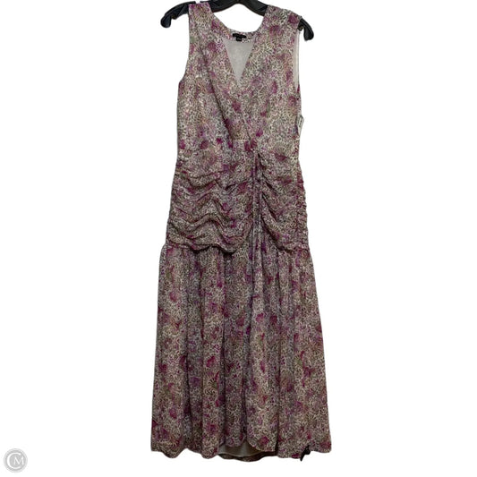 Dress Casual Maxi By Ann Taylor In Purple, Size: S